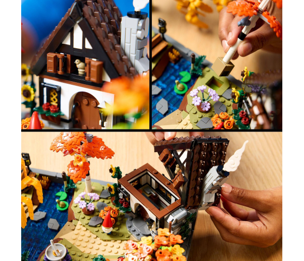 LEGO ICONS 11372 Jesienny ogród z chatką - 1473408 - zdjęcie 6